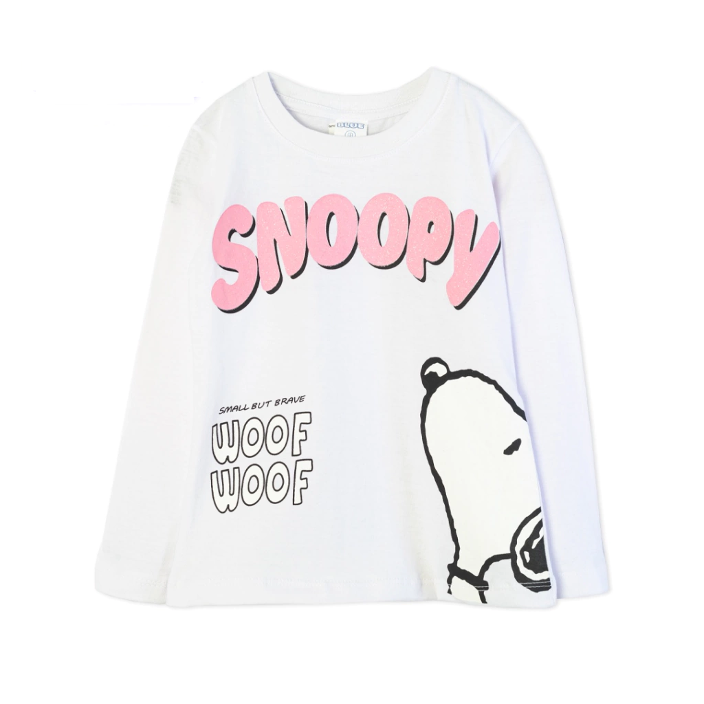 Remera Nena Snoopy Algodón Manga Larga T 4 Al 14