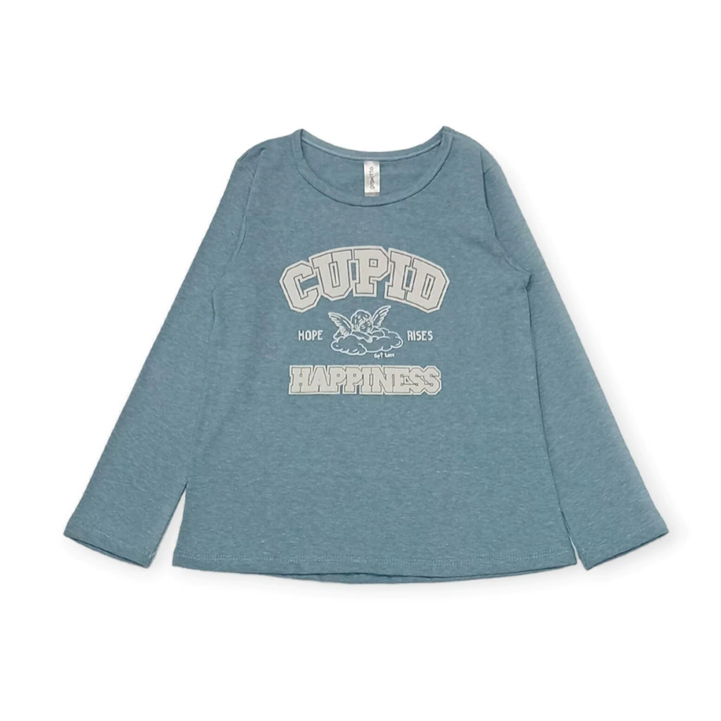 Remera Nena Jaspeada Algodón Manga Larga Gepetto T 6 Al 16