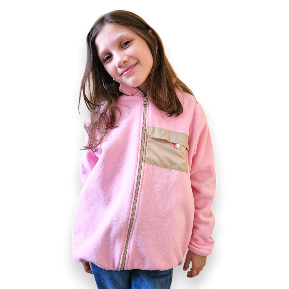 Campera Nena Polar Oversize Con Capucha Gepetto
