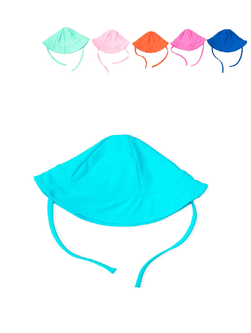 Gorro De Baño Piluso Con Filtro Uv 50 Naranjo 3 A 9 Meses