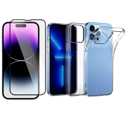 Capa + Película de Cerâmica 9D Para iPhone 11 Pro