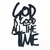 Frase decorativa em MDF God is Good All The Time