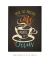 Quadro Decorativo Café e Jesus - Santa Casinhola - Frases Decorativas de Parede