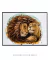 Quadro Decorativo Casal de leões - comprar online
