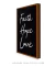 Quadro Decorativo Faith hope love - Santa Casinhola - Frases Decorativas de Parede