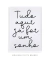 Quadro Decorativo Tudo aqui já foi um sonho - Santa Casinhola - Frases Decorativas de Parede