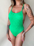 Body/maiô cavado santorini verde hortelã