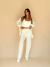 Conjunto comfy off white - 3 peças - loja online