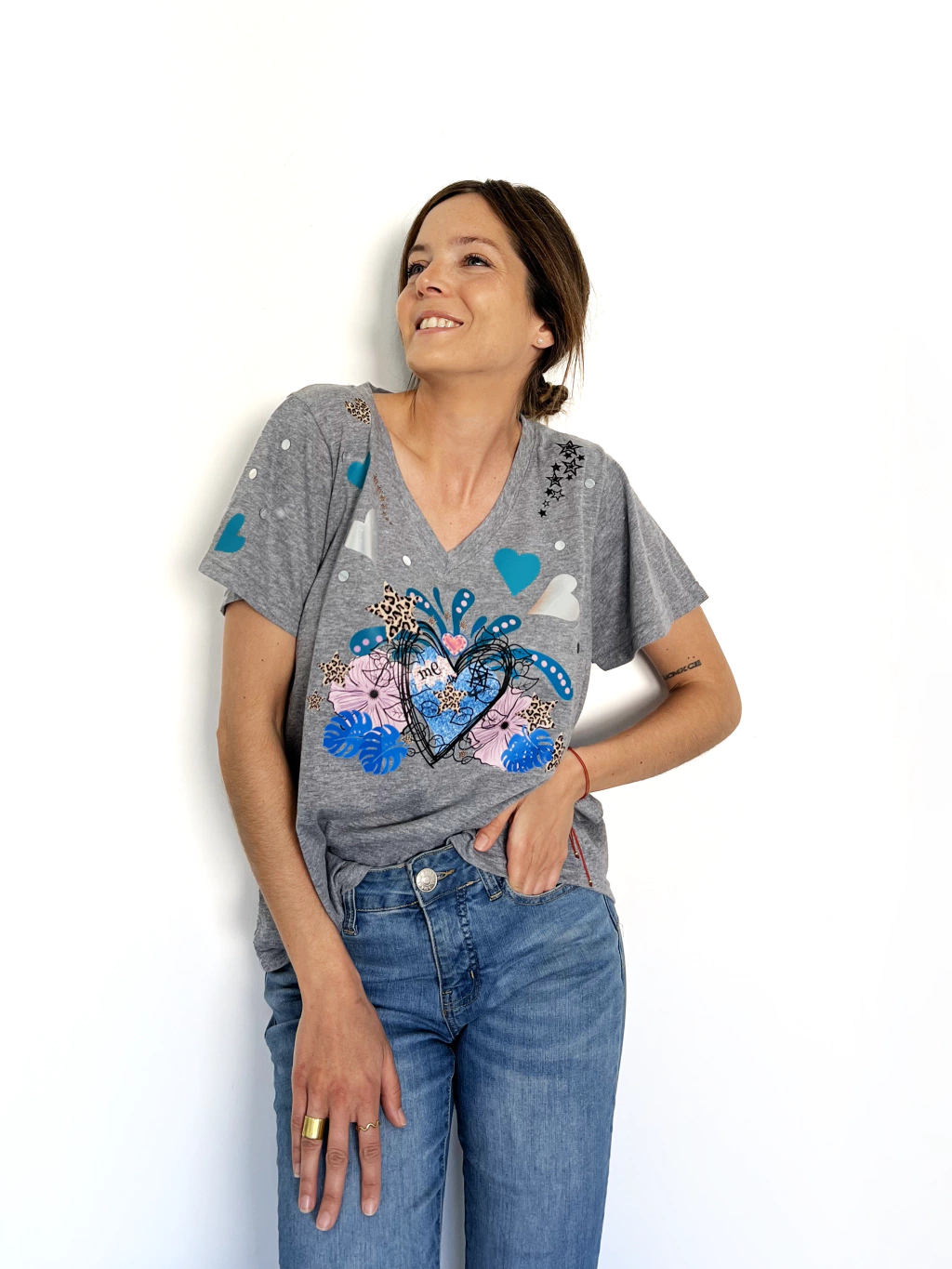 Remera Felicite Gris ME