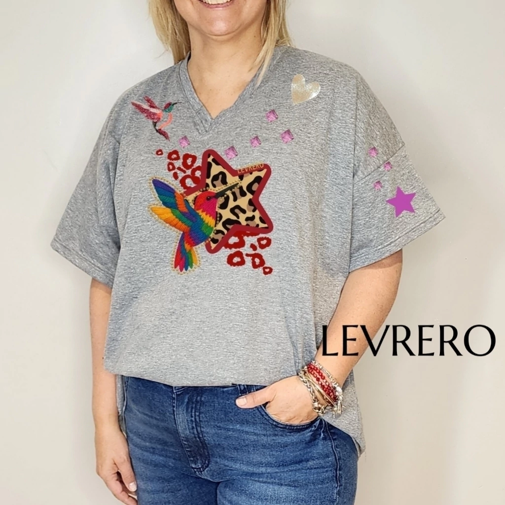 Remeron STUPENDA colibri en estrella print