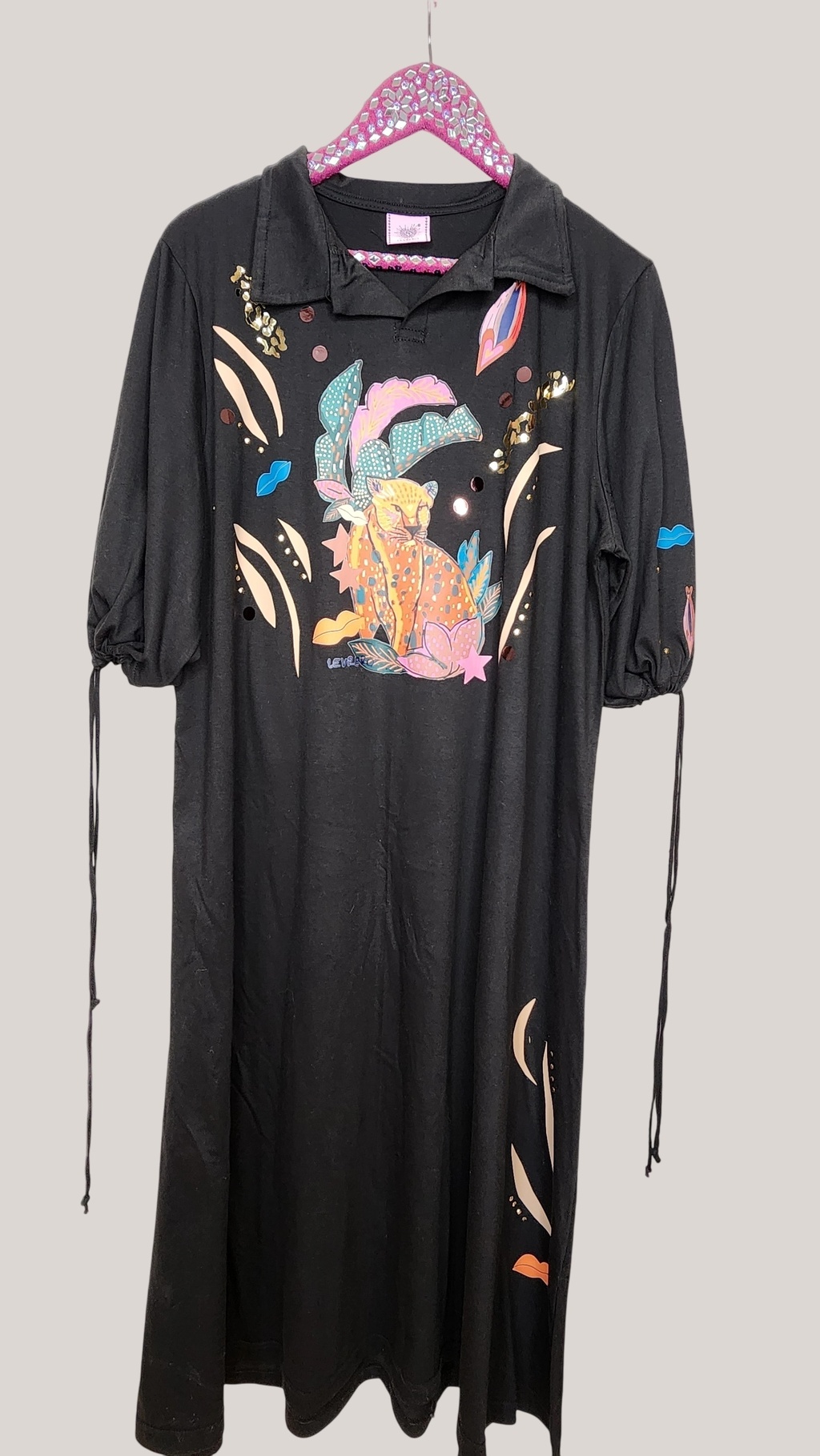 Vestido Camisero Leoparda