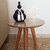 Mesa De Canto Lateral Pé Palito Fendi com Vidro 40 cm Diâmetro 50 cm Altura Casa Uai na internet