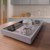 Bandeja Decorativa Flutuante Espelho Bronze 50x30 Fendi Casa Uai