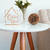 Mesa De Canto Lateral Pé Palito Branca com Vidro 50 cm Diâmetro 70 cm Altura Casa Uai na internet