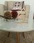 Mesa De Centro Vidro Pé Palito Off White 60 cm de Diâmetro e 35 cm de altura na internet