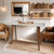 Aparador Com Vidro Slim 120x40 Casa Uai Original Off White