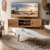 Mesa de Centro Oval com Vidro 100x45 Londres - Casa Uai