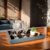 Bandeja Decorativa Flutuante Espelho Bronze 50X30 Prata Metalizada Casa Uai
