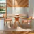 Mesa De Jantar Redonda Madeira Cinamomo 90 cm Laminada França Casa Uai