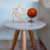 Mesa Lateral com Vidro Sofá Paris 40x50 Casa Uai Off White na internet