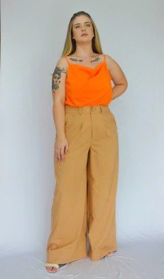 PANTALONA AURORA LINHO AMÊNDOA - loja online