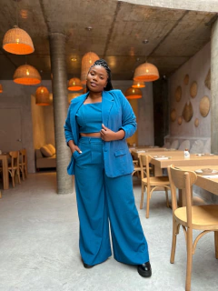 Imagem do BLAZER VENEZA LINHO AZUL ÍNDIGO