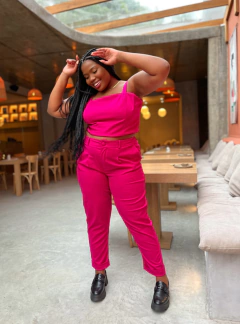 CROPPED ARPOADOR LINHO PINK - SUNNY SOUL