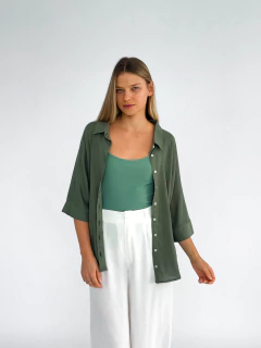 CAMISA FRESCOR VISCOLINHO MILITAR - SUNNY SOUL