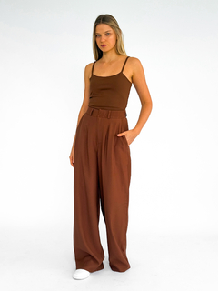 PANTALONA ÁUREA ALFAIATARIA MARROM
