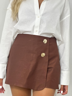 SHORTS SAIA MARROM SIERRA - comprar online