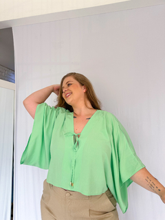 BLUSA ÍSIS MENTA - comprar online