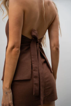 COLETE ÁUREA MARROM na internet