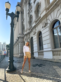 SHORTS AURORA LINHO AREIA - SUNNY SOUL