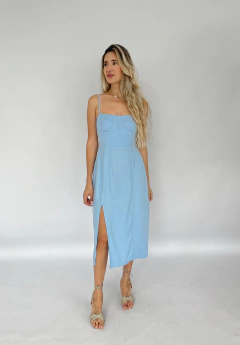 VESTIDO POSITANO AZUL (Pré-venda) na internet
