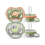 Chupete Avent Ultra Air Deco 6-18M Verde Y Gris x 2 Unidades
