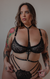 Conjunto Miriam em Renda Preto com Harness Regulável - comprar online