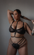 Conjunto Miriam em Renda Preto com Harness Regulável