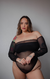 Body Lais Tomara Que Caia Em Tule Preto na internet