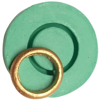 Molde de silicone Aliança Anel cod 1605