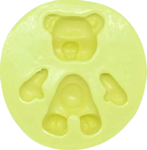 Molde de silicone Ursinho carinhoso - Criativo molde universal - comprar online
