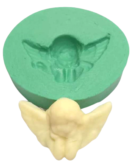 Molde de silicone Anjo barroco