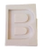 Letra B - 6 cm cod 2492 - MAZULLI ARTE MOLDES DE SILICONE 
