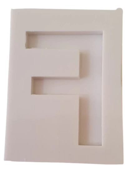 Letra F - 6cm cod 2496
