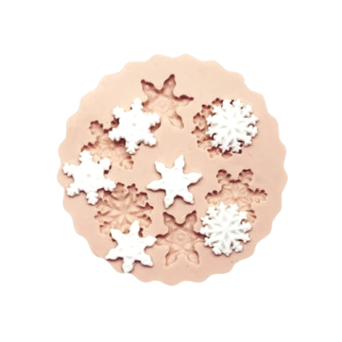 Molde de silicone Floco de Neve cod 1683