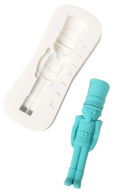 Molde de silicone Boneco quebra nozes 7,5 cm - medio