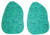 Molde de silicone Números cod 390