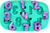 Molde de silicone Números pequenos 1 cm 249