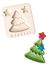 Molde de silicone Árvore de Natal 5 cm cod 140N - comprar online