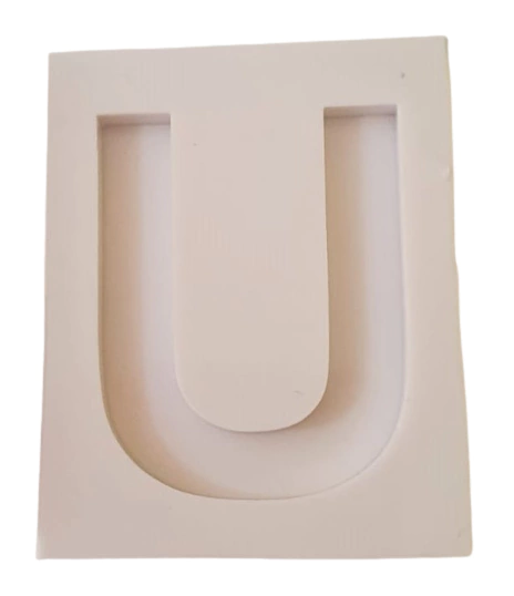 Letra U - 6cm cod 2511