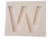 Letra W - 6cm cod 2516